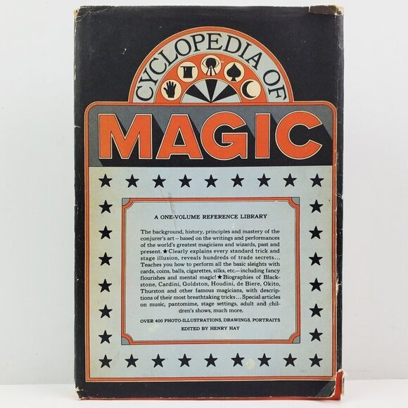 Cyclopedia Magic Book Henry Hay Hardcover Vintage 1949 Cover Wear First Edition - Picture 1 of 9